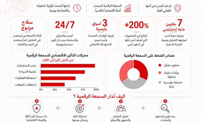 سمعة المدن الكبرى لا تقدر بثمن